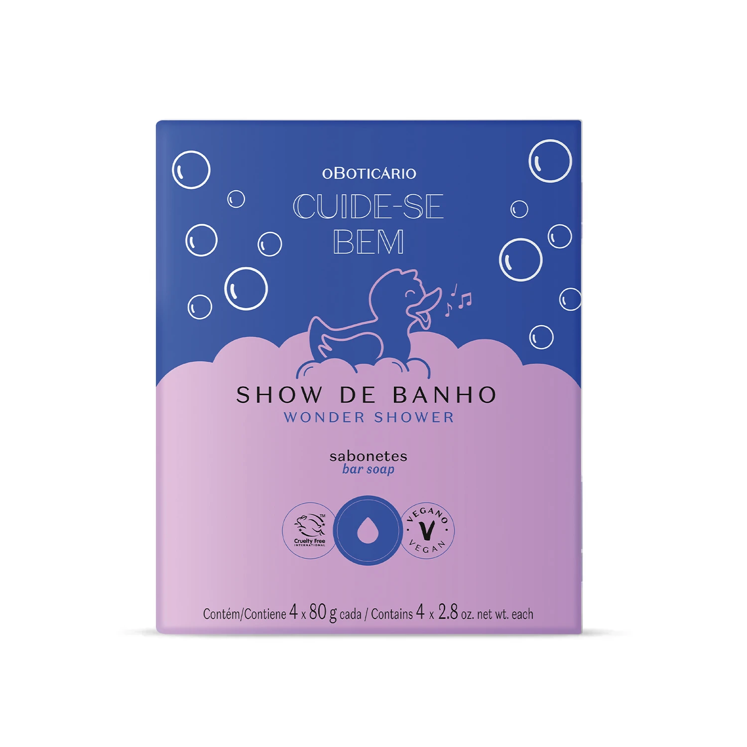 Sabonete Em Barra Cuide-Se Bem Show De Banho 4X80G Cuide-se bem