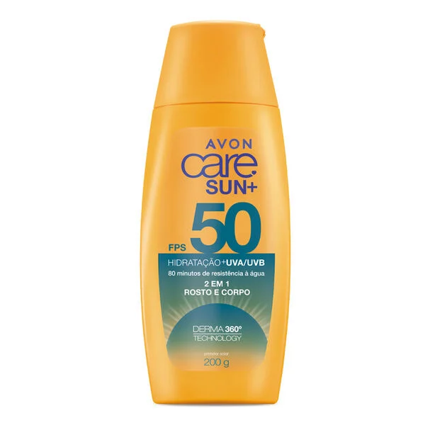 Protetor Solar 2 em 1 FPS 50 Avon - Care