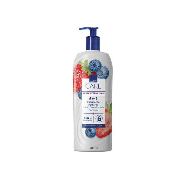 Loção Corporal Nutritiva Frutas Vermelhas 700ml Avon - Care