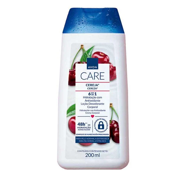 Loção Corporal Cereja 200ml Avon - Care