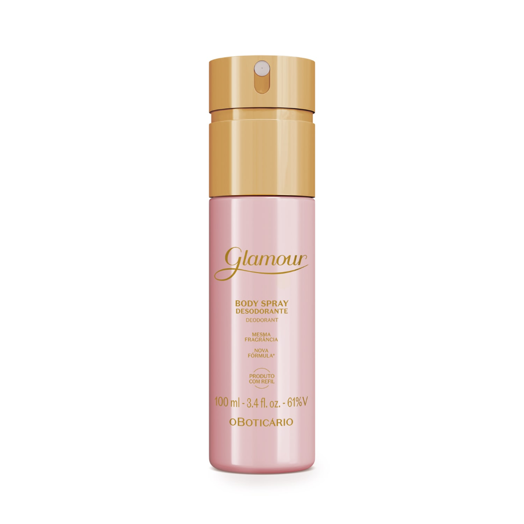 Body Spray Desodorante Glamour 100 Ml Oboticario