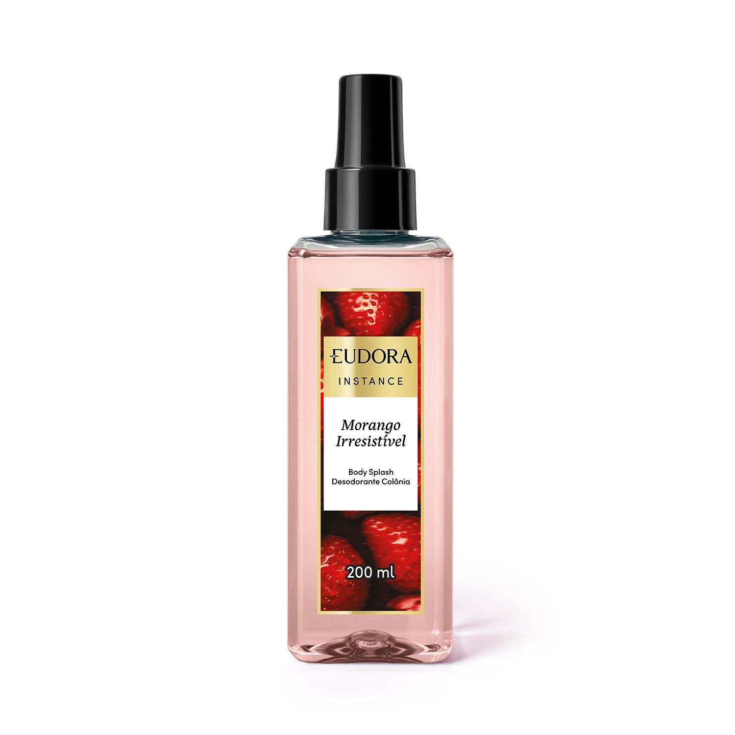 Body Splash Desodorante Colônia Instance Morango Irresistível 200Ml Instance