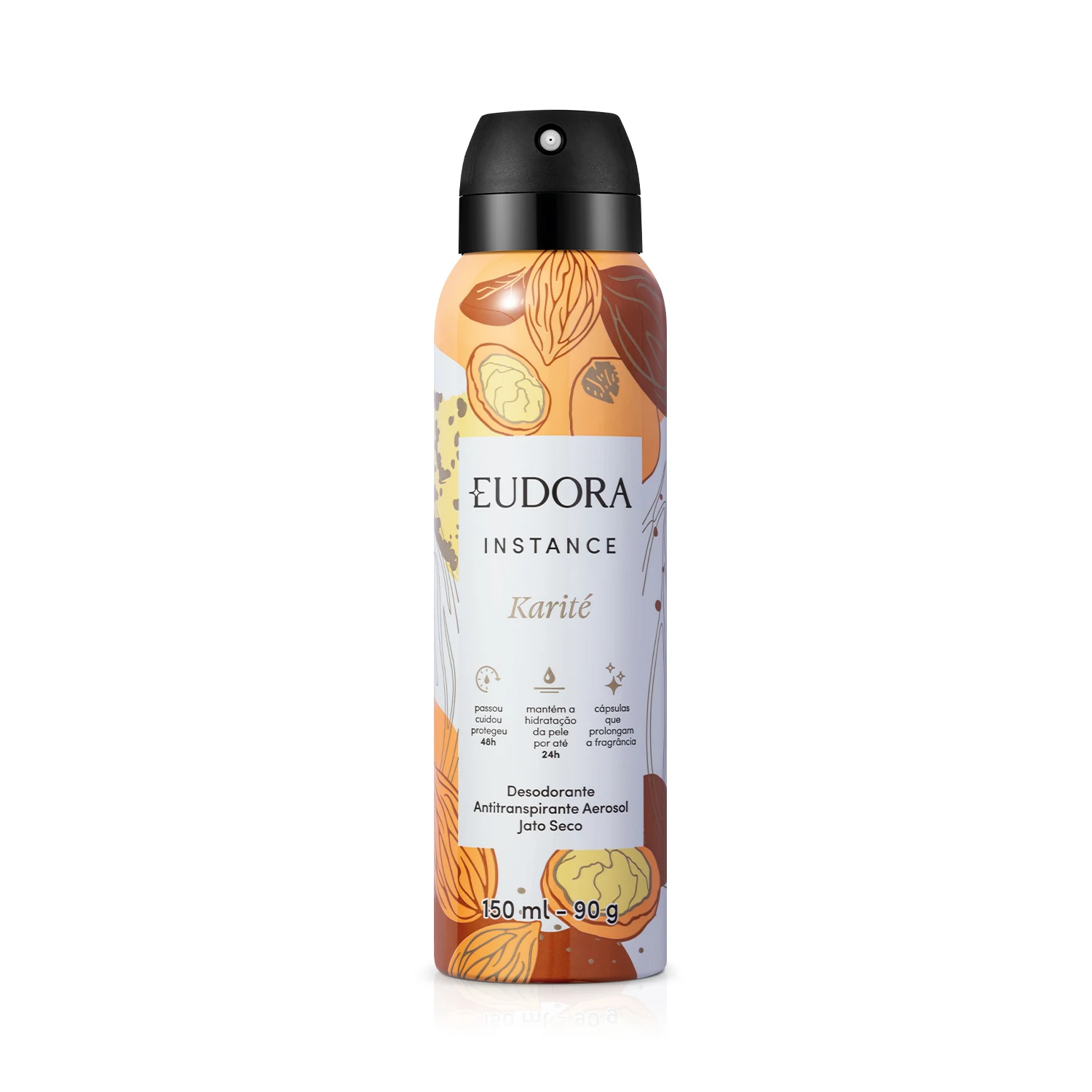 Desodorante Antitranspirante Aerosol Instance Karité 150Ml/90G Instance