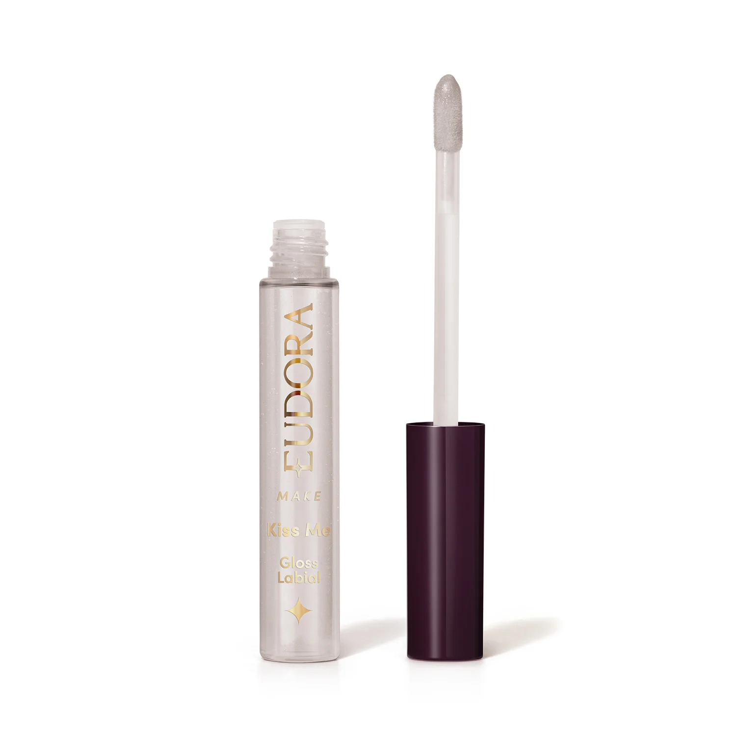 Gloss Labial Líquido Incolor Eudora Make Kiss Me 5,2Ml Eudora