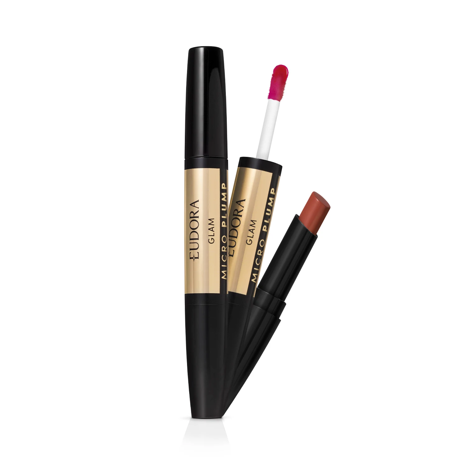 Batom Duo Terracota Retrô Glam Micro Plump 1,8G Eudora